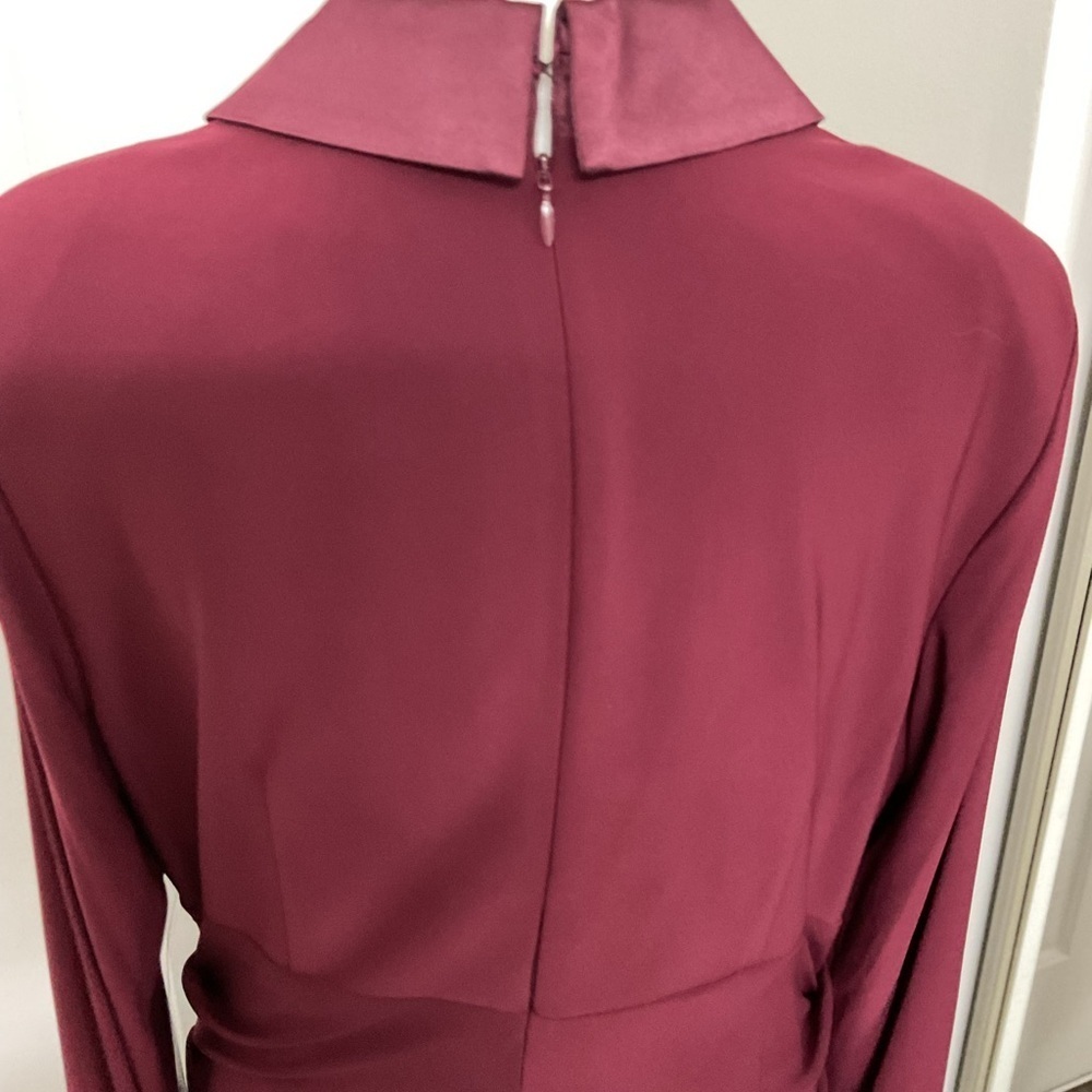 ADRIANA PAPELLE. Elegant Burgundy Women's   DRESSES SIZE 14 - Picture 6 of 9